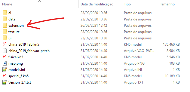 Subpasta extension Windows Explorer (Windows 10)