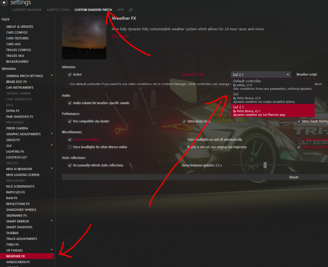 Controller Script doesn't show up on Content Manager : r/assettocorsa